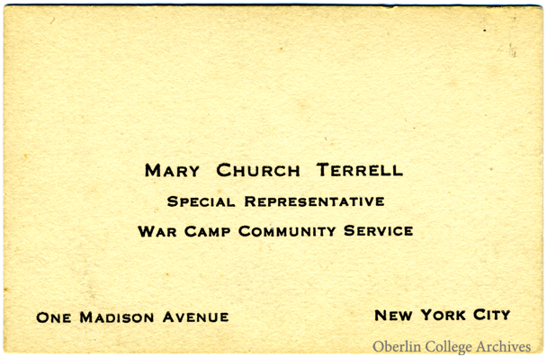 War Camp Card, side a