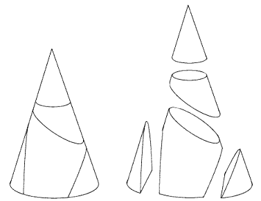 dissectible cone