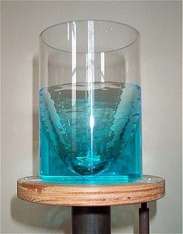 spinning cylinder of water