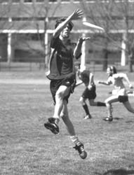 Photo of frisbee player