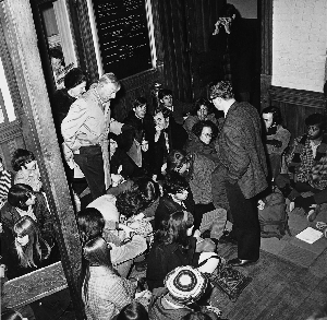 1969 sit-in in Peters Hall