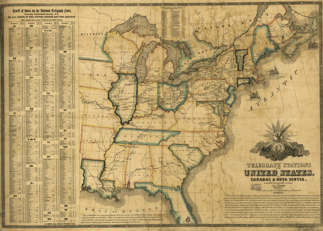Telegraph Map