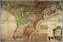 Map of No. America, 1755
