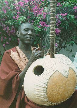Nyama Suso with kora
