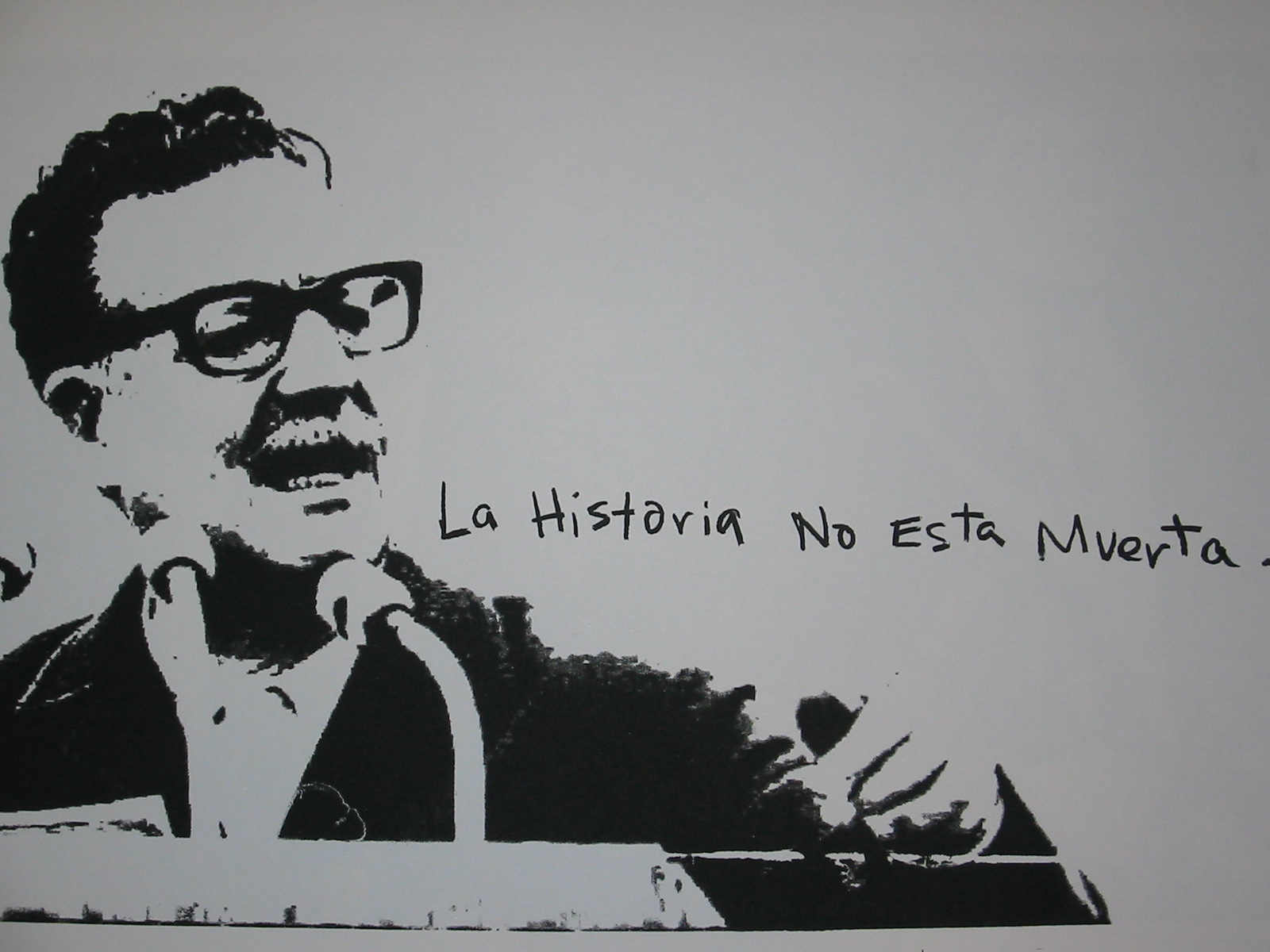 Salvador Allende - student art show 2003