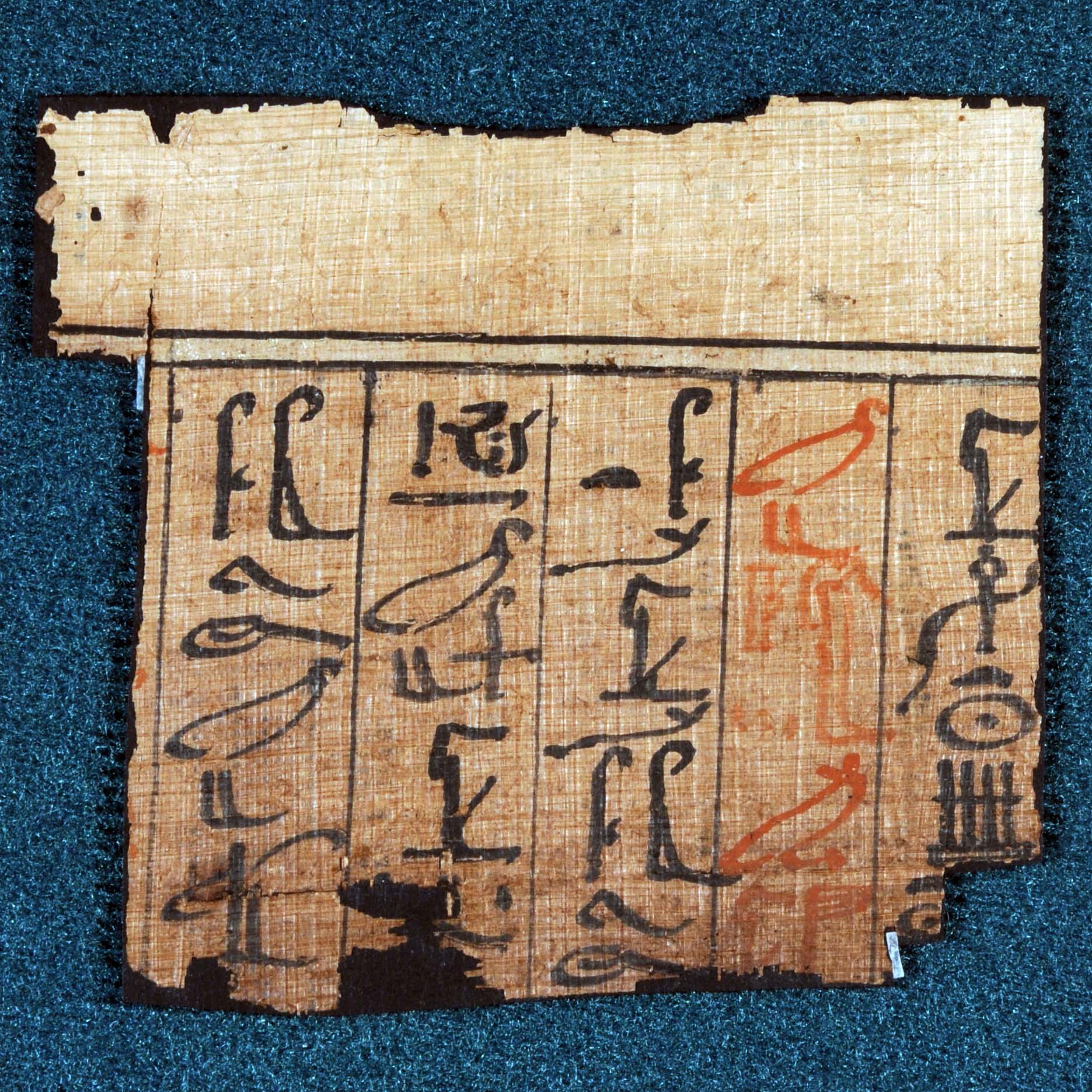 fragment from of Book of the Dead