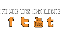 Find Us Online: Facebook, Twitter, YouTube, Tumblr