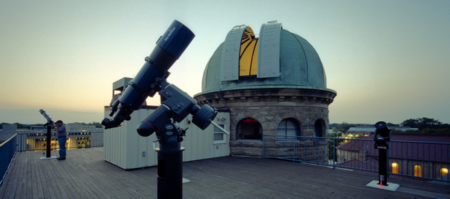 Photo of OC Observatory Deck
            and Dome