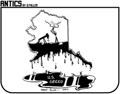 Antics editorial cartoon by Garrett Miller