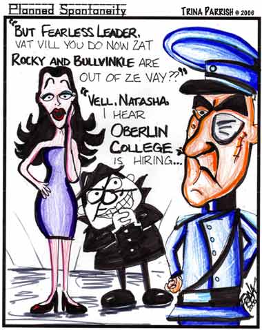 Planned Spontaneity editorial cartoon by Trina Parrish