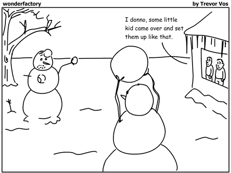 wonderfactory editorial cartoon by Trevor Vos