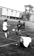 Yeomen soccer players