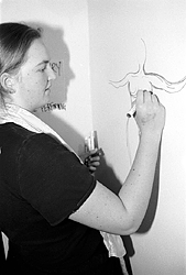Making her mark