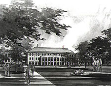 Third sketch of the future science center