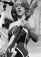 Liz Phair with her guitar