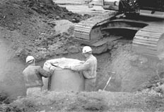 Broken ground