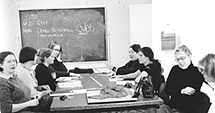 Crowded art class