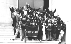 The Upward Bound group poses for a photo