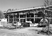 Photo of the environmental studies center, now under construction