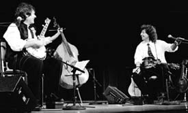 Photo of Bela Fleck in concert at Finney Chapel