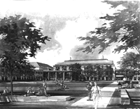 Drawing of the proposed Science Center