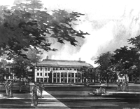 Drawing of the proposed Science Center