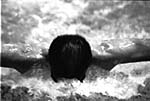 Photo of a swimmer