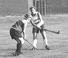 Photo of field hockey practice