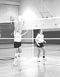 Photo of volleyball players