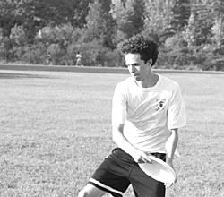 Photo of frisbee player