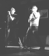 Photo of students singing karaoke