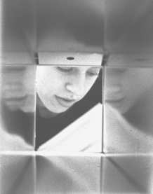 Photo of student checking mailbox