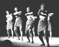 students dancing